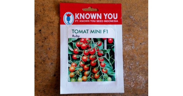 Jual benih tomat  mini ruby